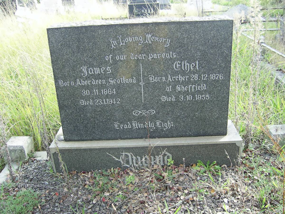 DUGUID James 1864-1942 &amp; Ethel ARCHER 1876-1955