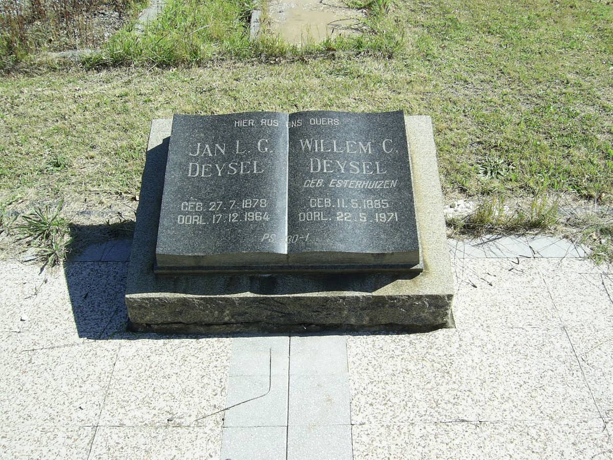 DEYSEL Jan L.G. 1878-1964 &amp; Willem C. ESTERHUIZEN 1885-1971