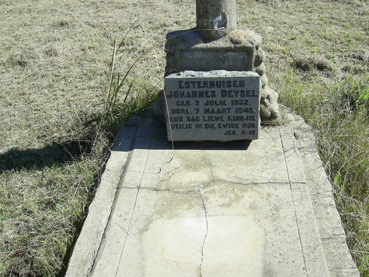 DEYSEL Esterhuizen Johannes 1932-1945
