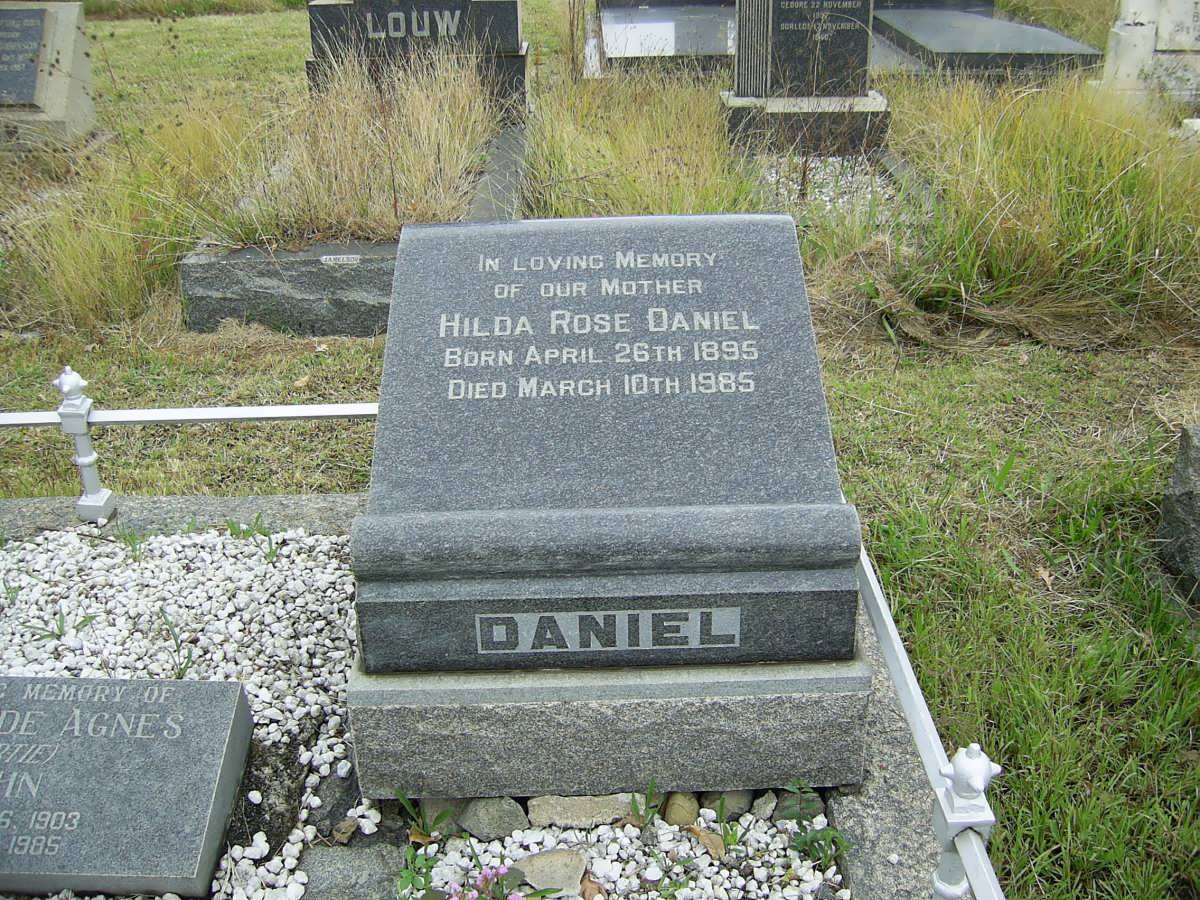 DANIEL Hilda Rose 1895-1985