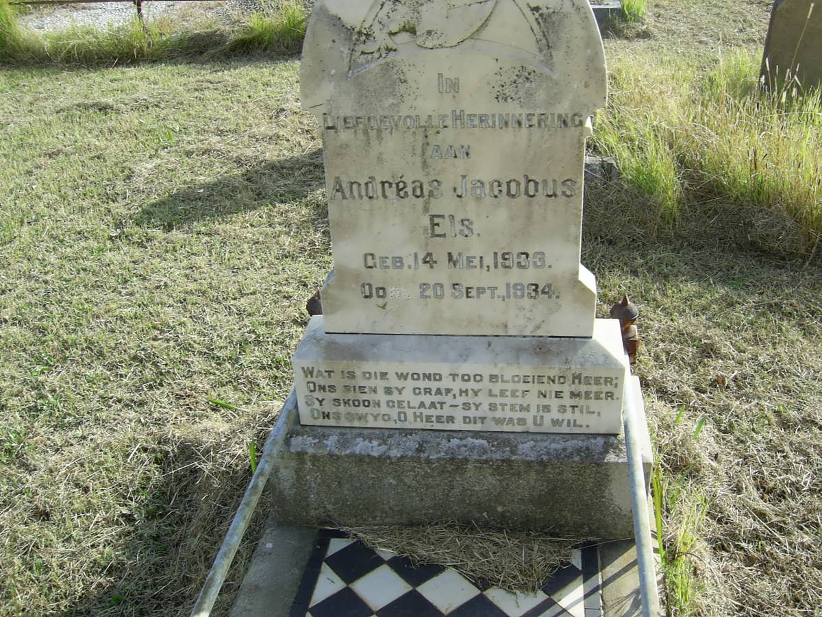 ELS Andréas Jacobus 1933-1934