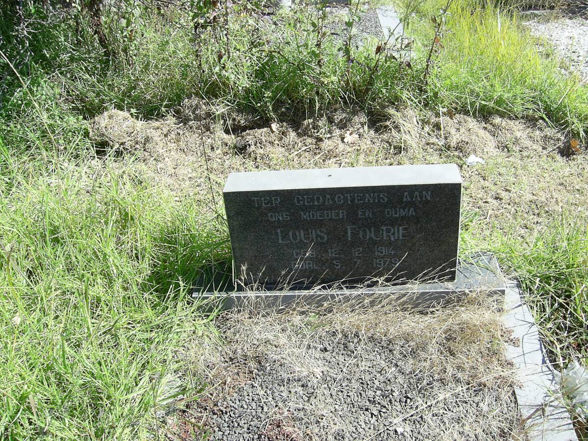 FOURIE Louis 1914-1979