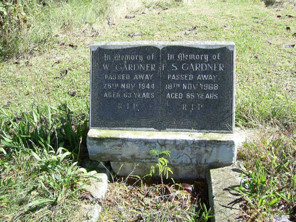 GARDNER W. -1944 &amp; F.S. -1968