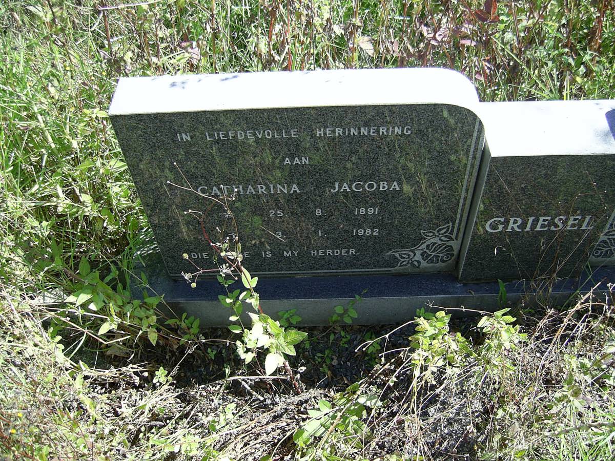 GRIESEL Catharina Jacoba 1891-1982