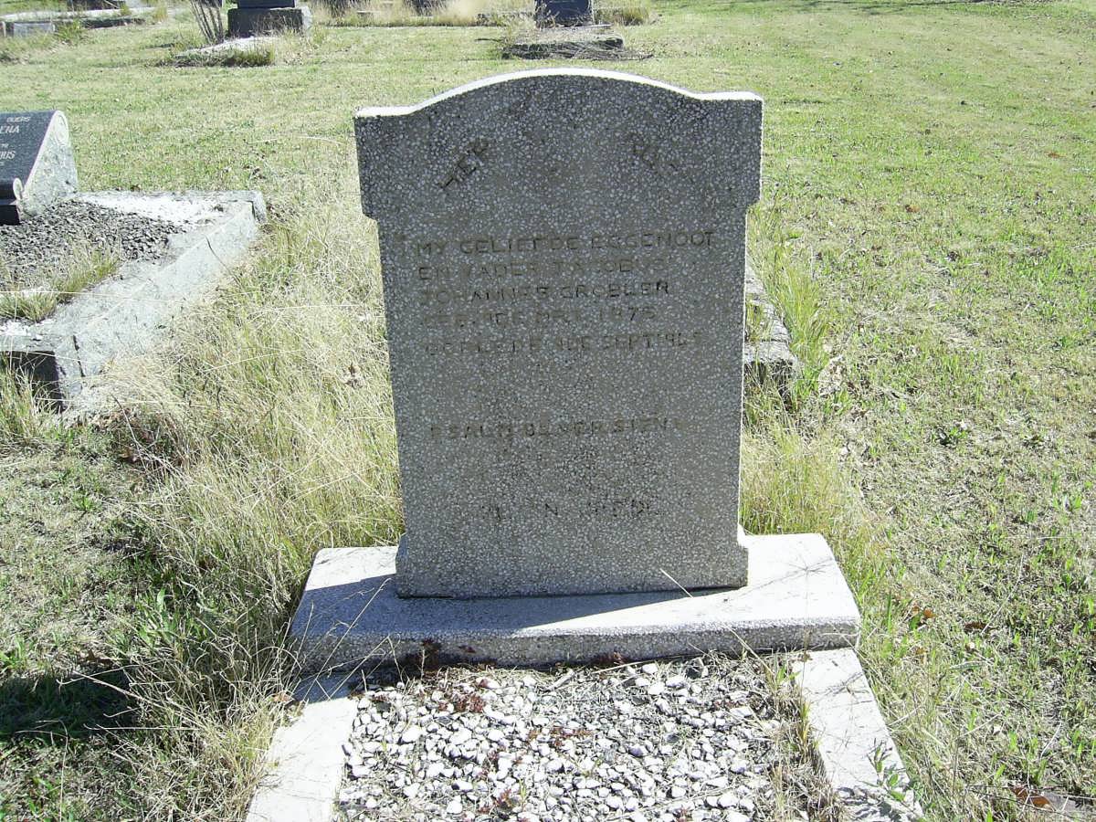 GROBLER Jacobus Johannes 1875-1945
