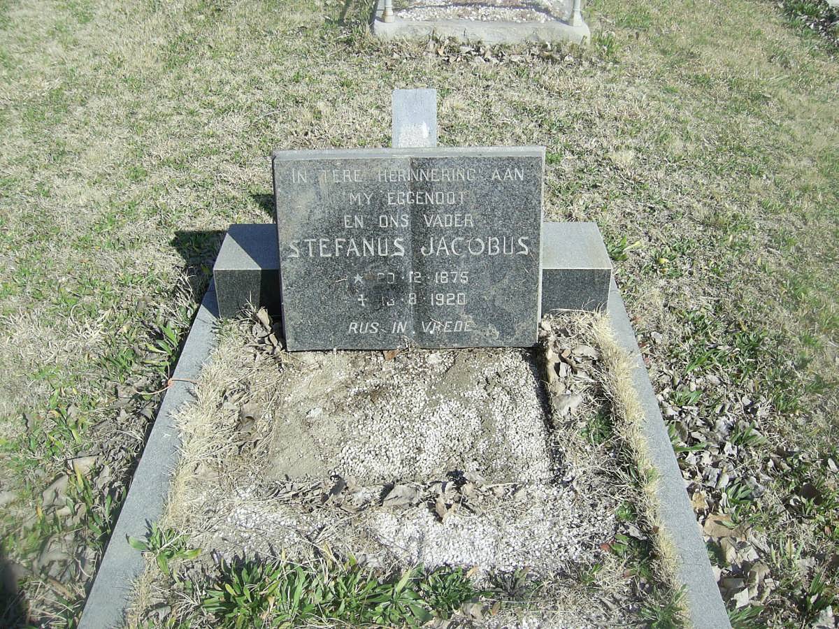 GREEFF Stefanus Jacobus 1875-1920