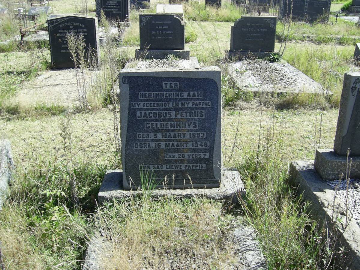 GELDENHUYS Jacobus Petrus 1893-1946