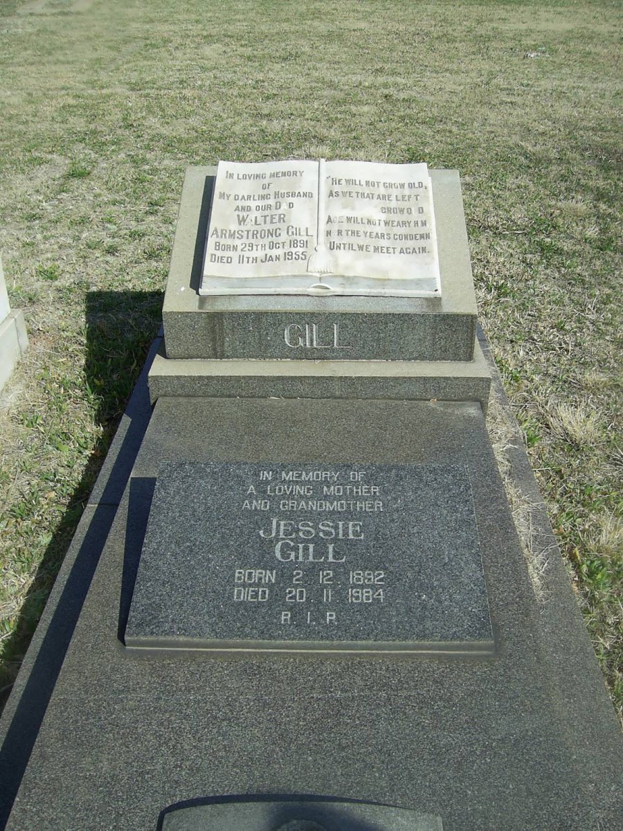 GILL Walter Armstrong 1891-1955