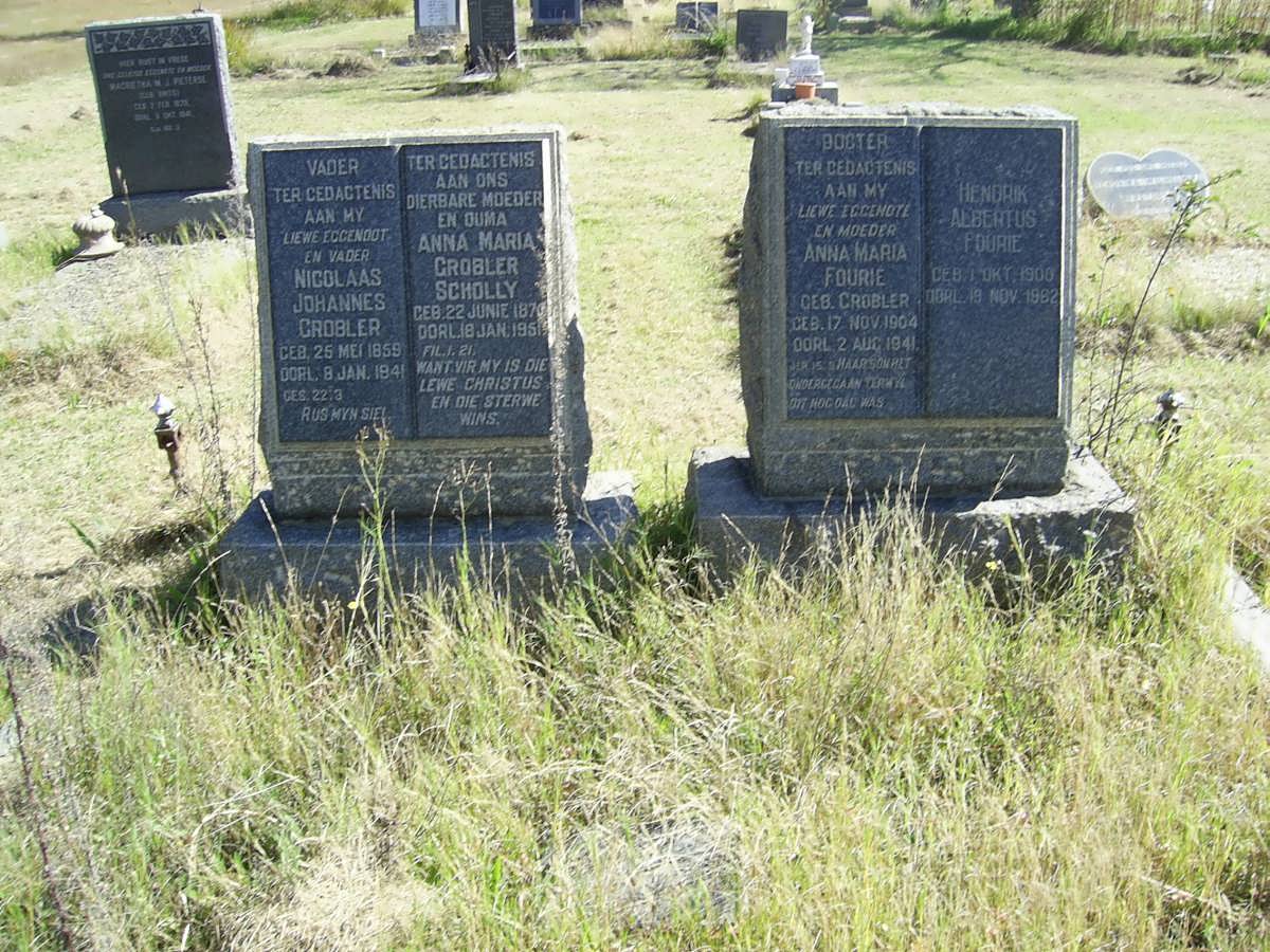 GROBLER Nicolaas Johannes 1859-1941 &amp; Anna Maria SCHOLLY 187?-1951