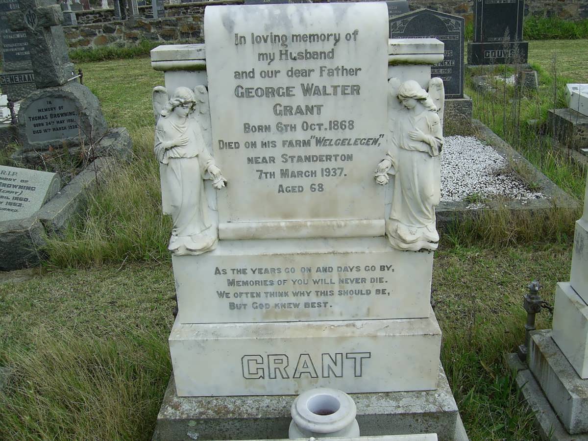 GRANT George Walter 1868-1937