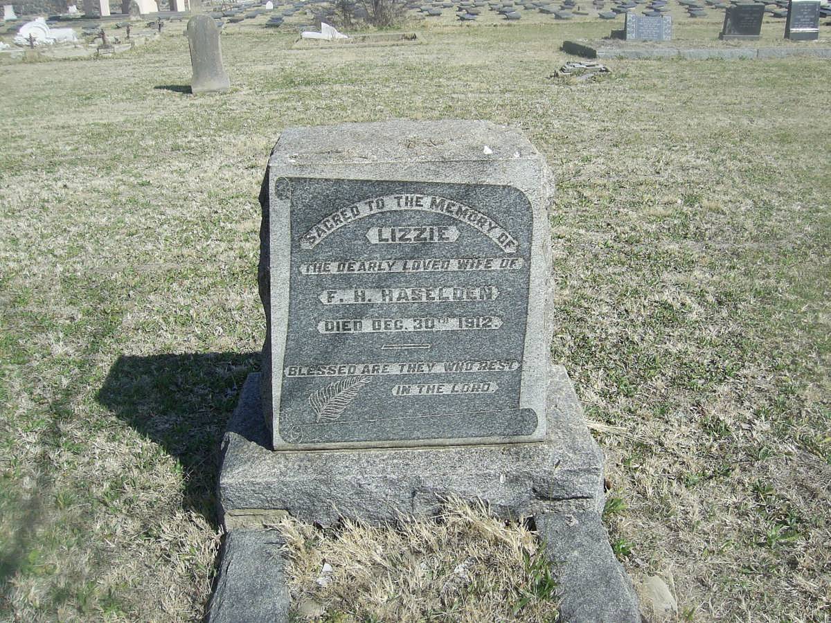 HASELDEN Lizzie  -1912