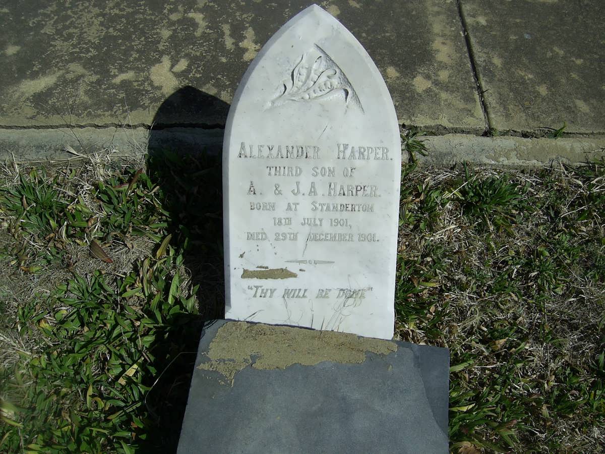 HARPER Alexander 1901-1901