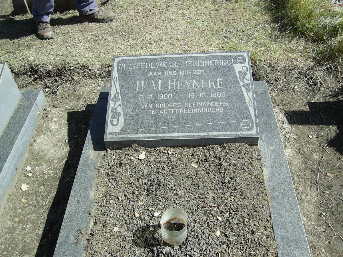 HEYNEKE H.M. 1900-1985