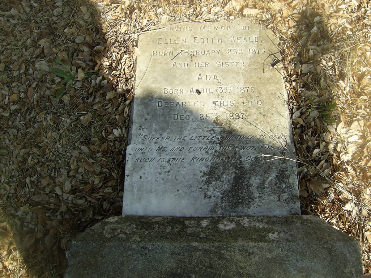 HEALD Ellen Edith 1875-1887  :: HEALD Ada 1879-1887