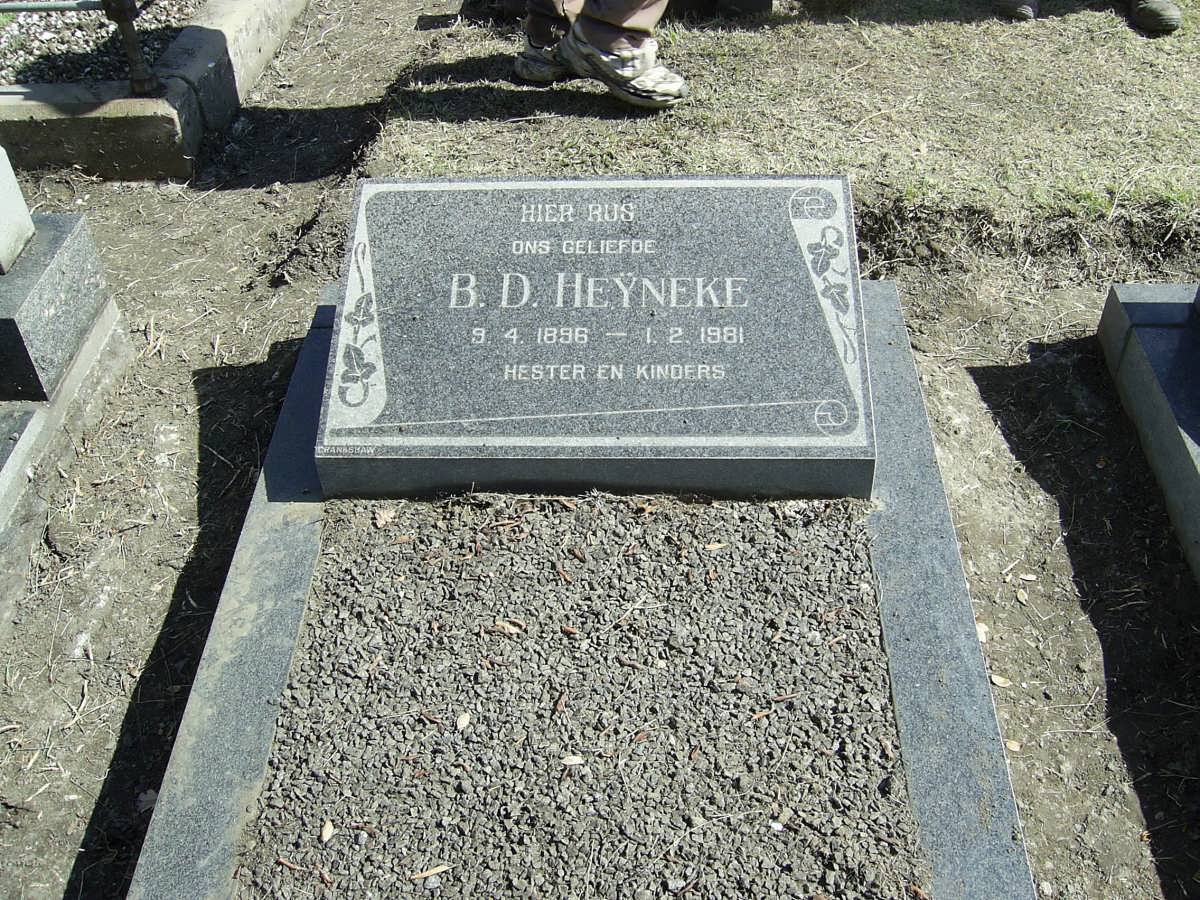 HEYNEKE B.D. 1898-1981