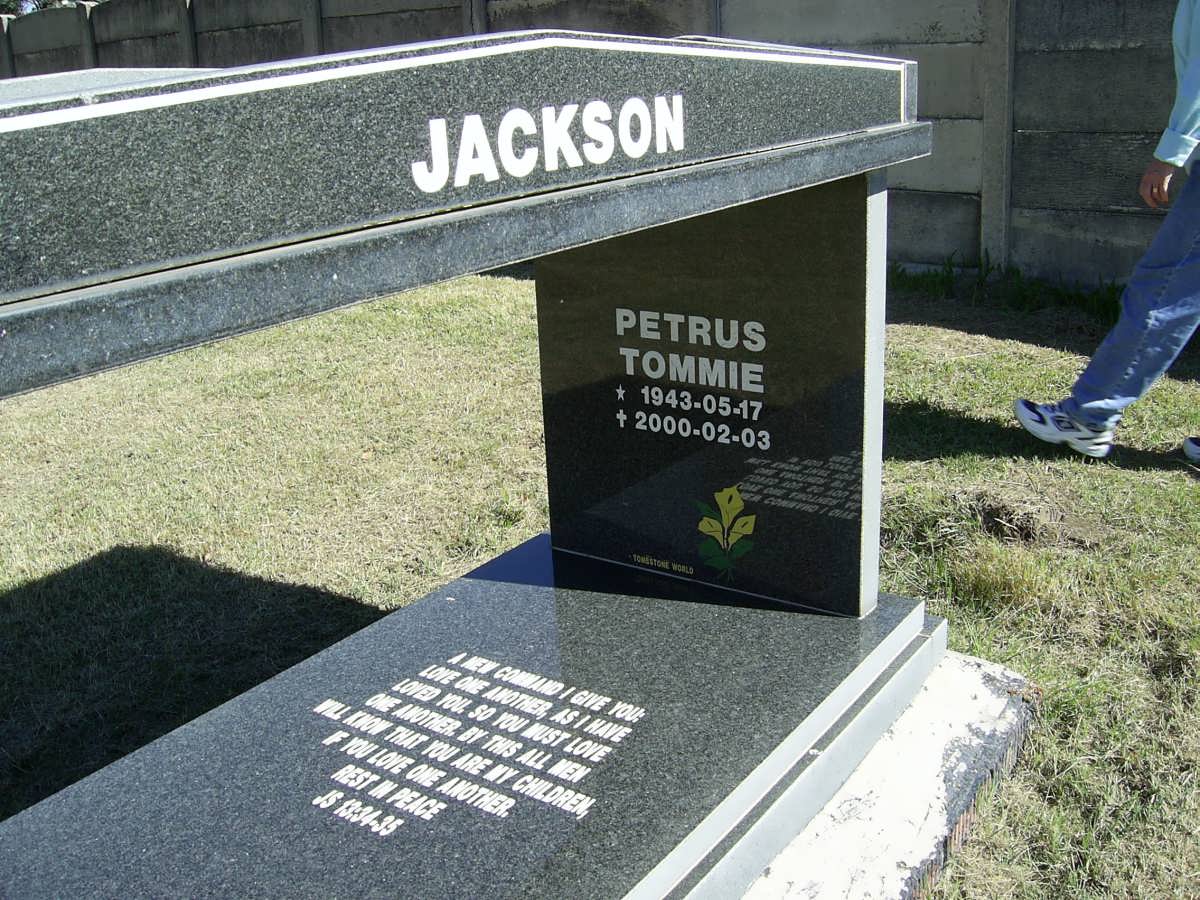 JACKSON Petrus Tommie 1943-2000
