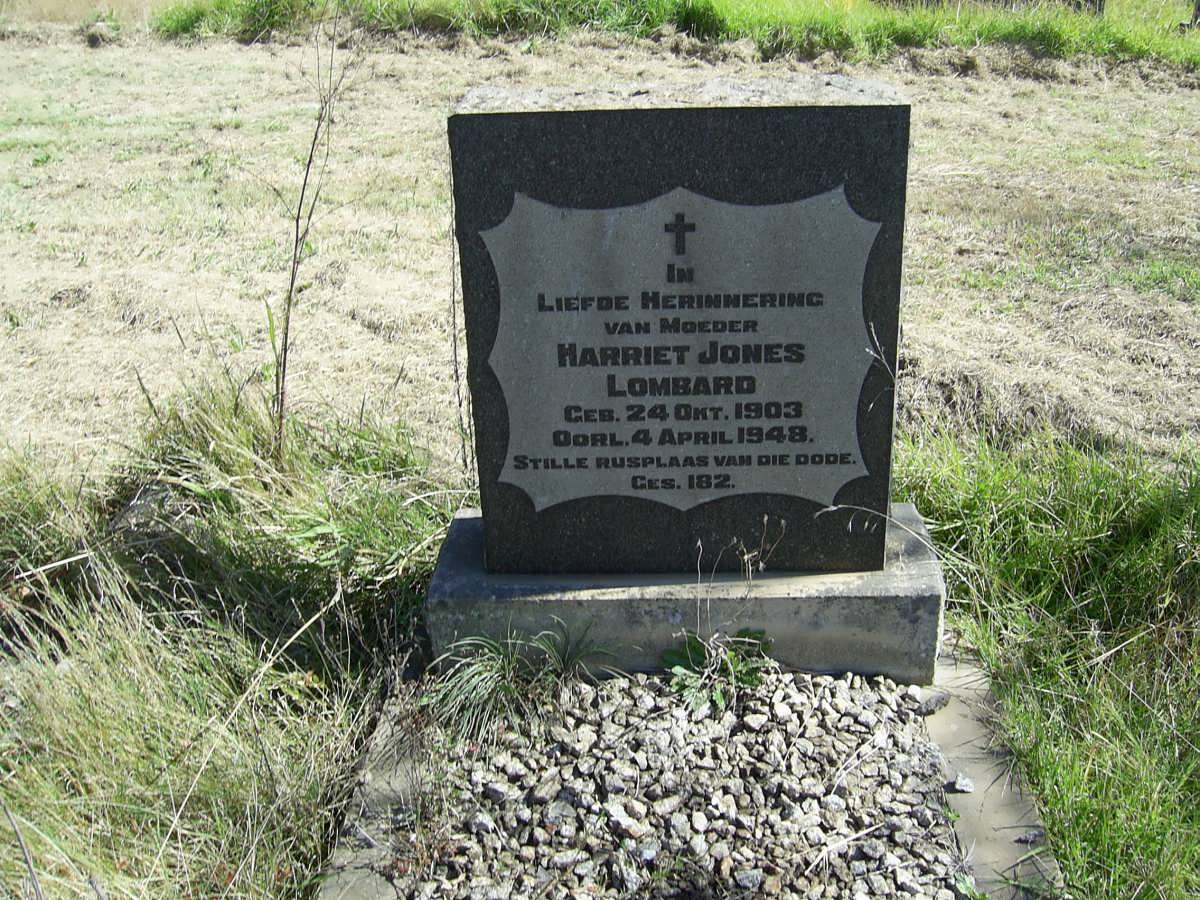JONES Harriet nee LOMBARD 1903-1948