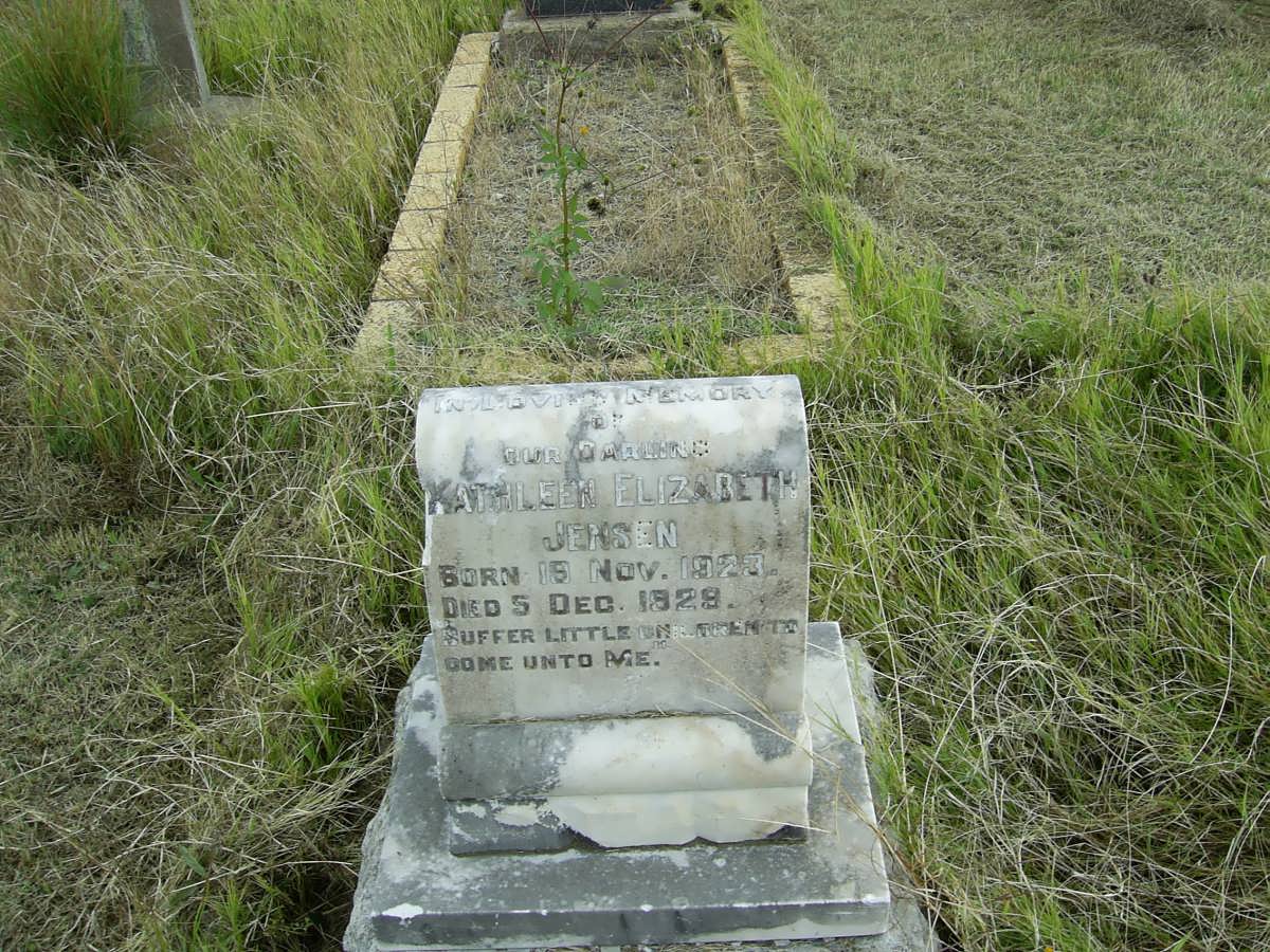 JENSEN Kathleen Elizabeth 1923-1929