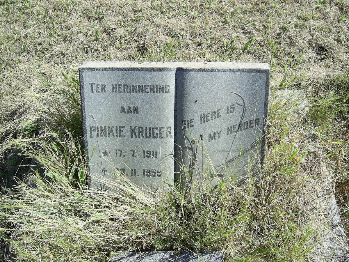 KRUGER Pinkie 1911-1955