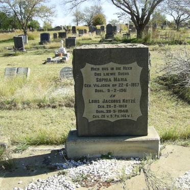 KOTZE Louis Jacobus 1868-1948 &amp; Sophia Maria VILJOEN 1867-1941