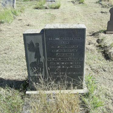 KRUGER Johanna Wilhelmina 1933-1944