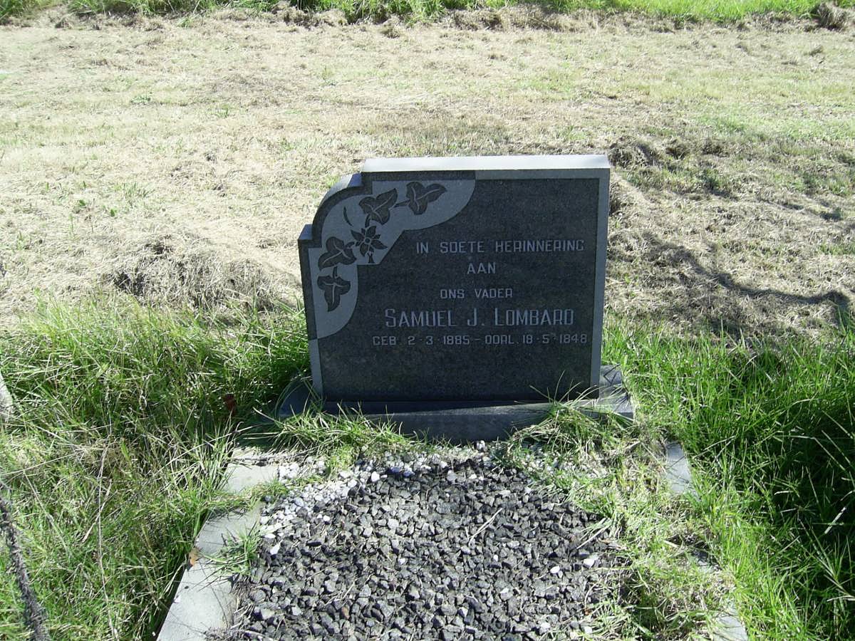 LOMBARD Samuel J. 1885-1948