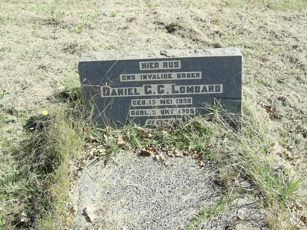 LOMBARD Daniel G.C. 1909-1955