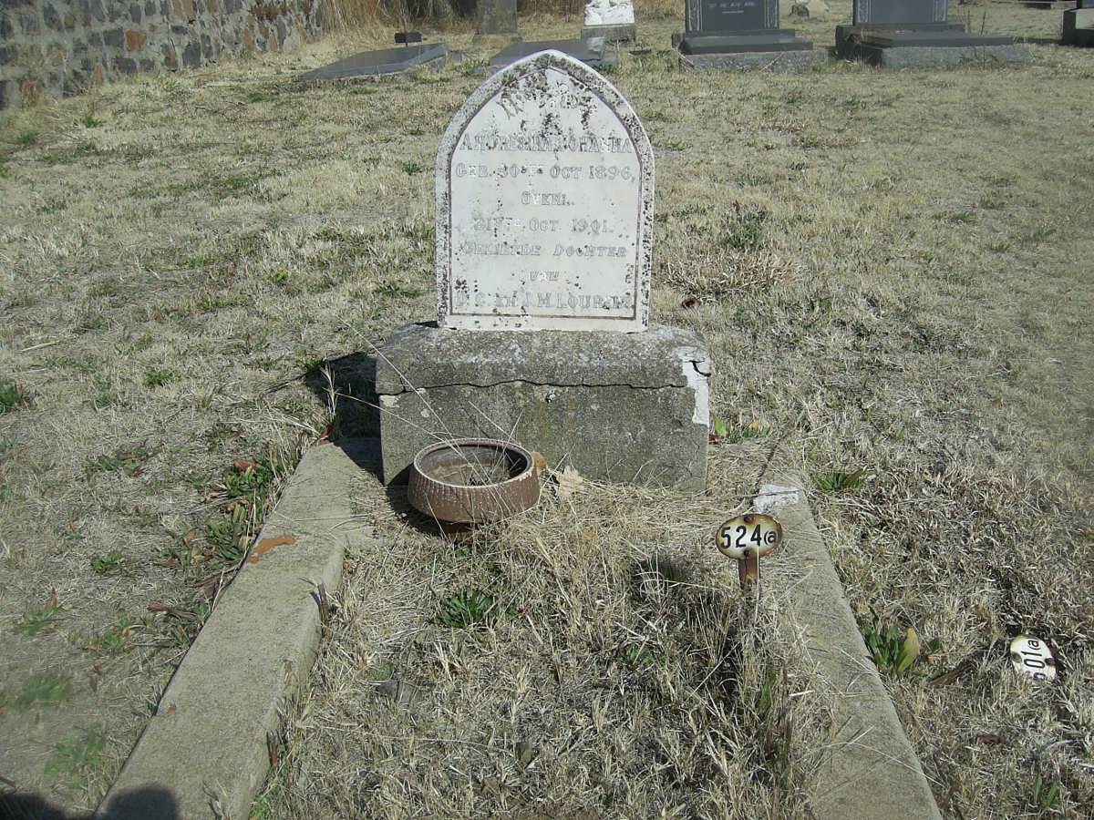 LOURENS ? Johanna 1896-1901