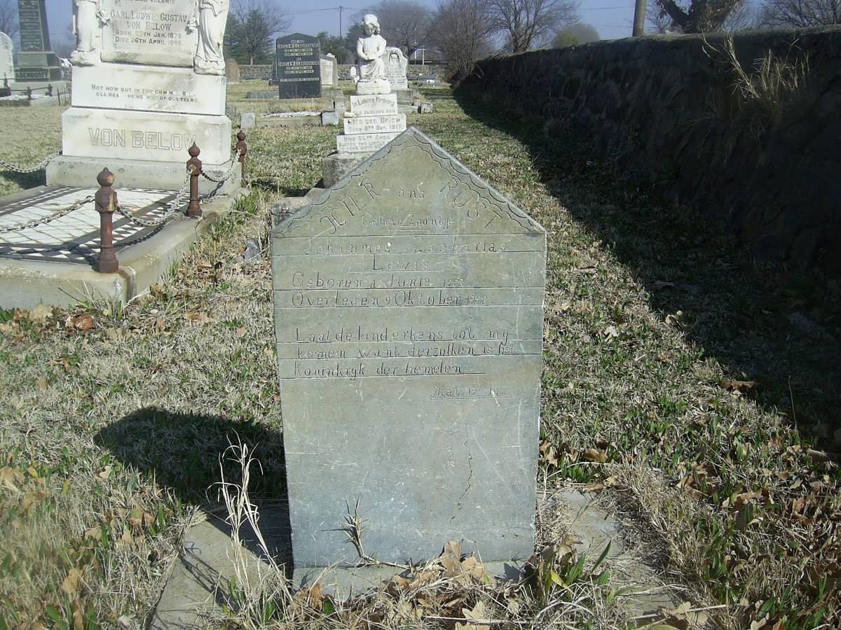 LEWIS Johannes Zacharia ?