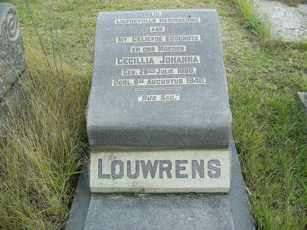 LOUWRENS Cecillia Johanna 1868-1940