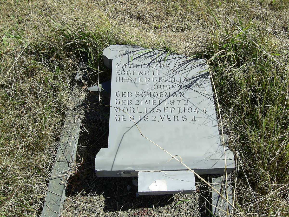 LOURENS Hester Cecilla nee SCHOEMAN 1872-1944