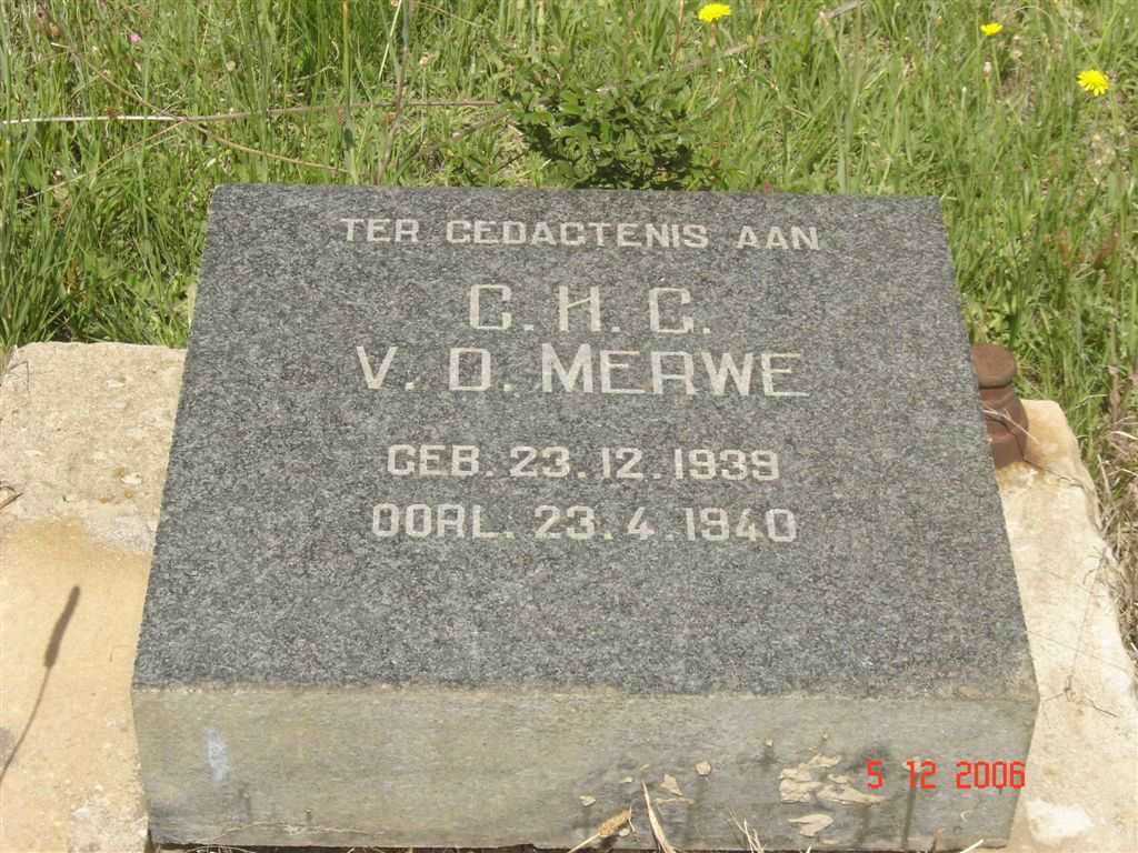 MERWE C.H.C., v.d. 1939-1940