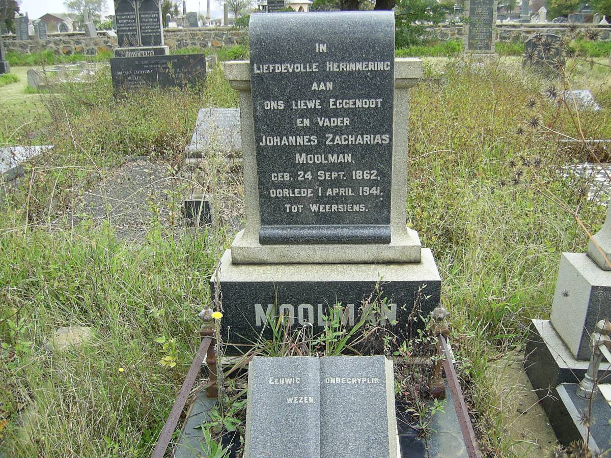 MOOLMAN Johannes Zacharias 1862-1941