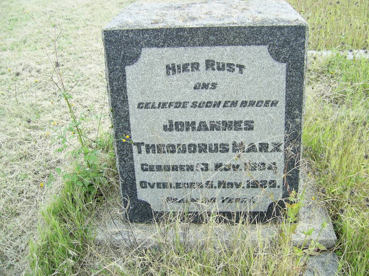 MARX Johannes Theodorus -1929