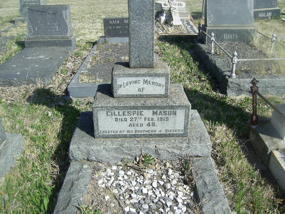 MASON Gillespie  -1915