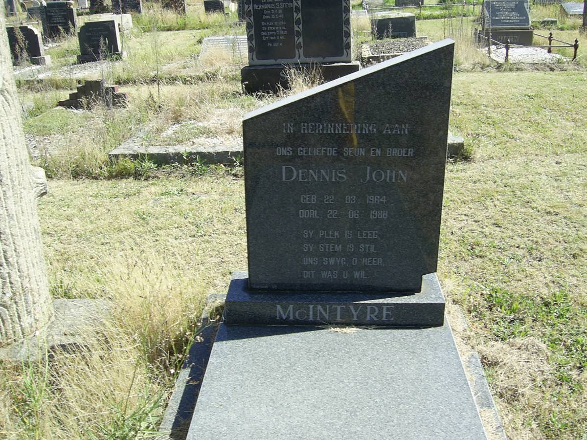 McINTYRE Dennis John 1964-1988