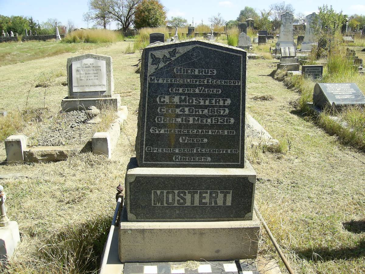 MOSTERT C.E. 1867-1936