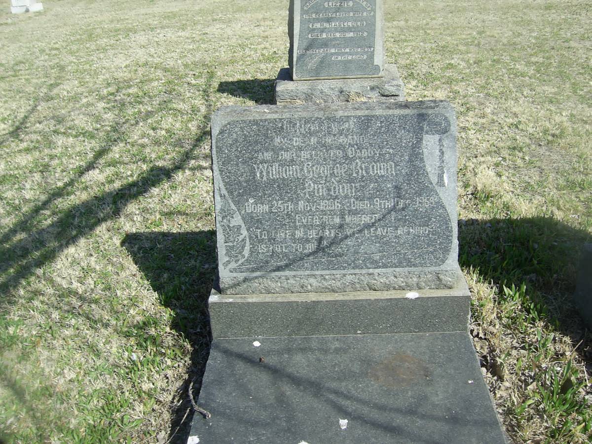PURDON William George Brown 1896-1955