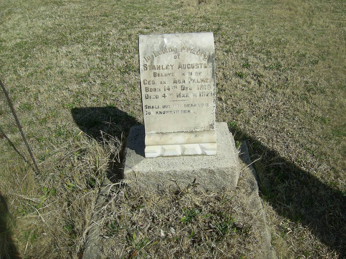 PALMER Stanley Augustus 191?-192?