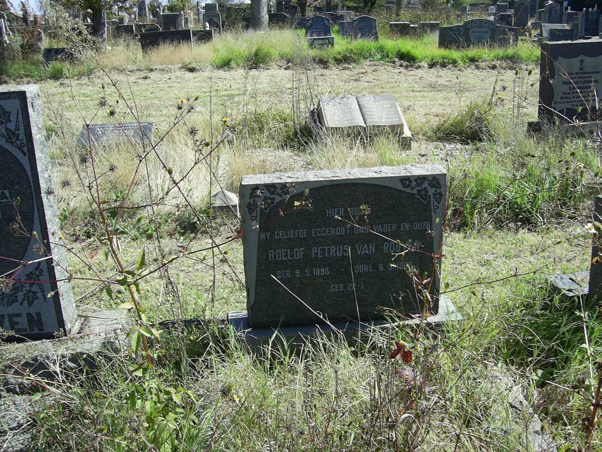 ROOYEN Roelof Petrus, van 1895-19??
