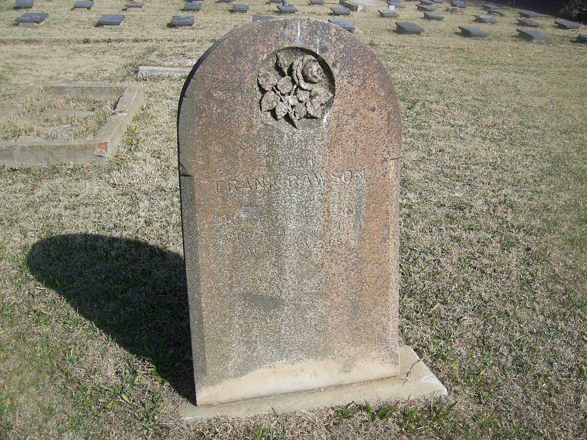 RAWSON Frank  -1904