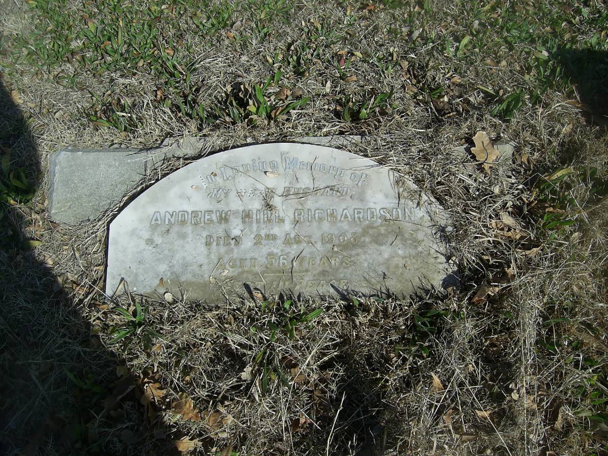 RICHARDSON Andrew Hill  -1905