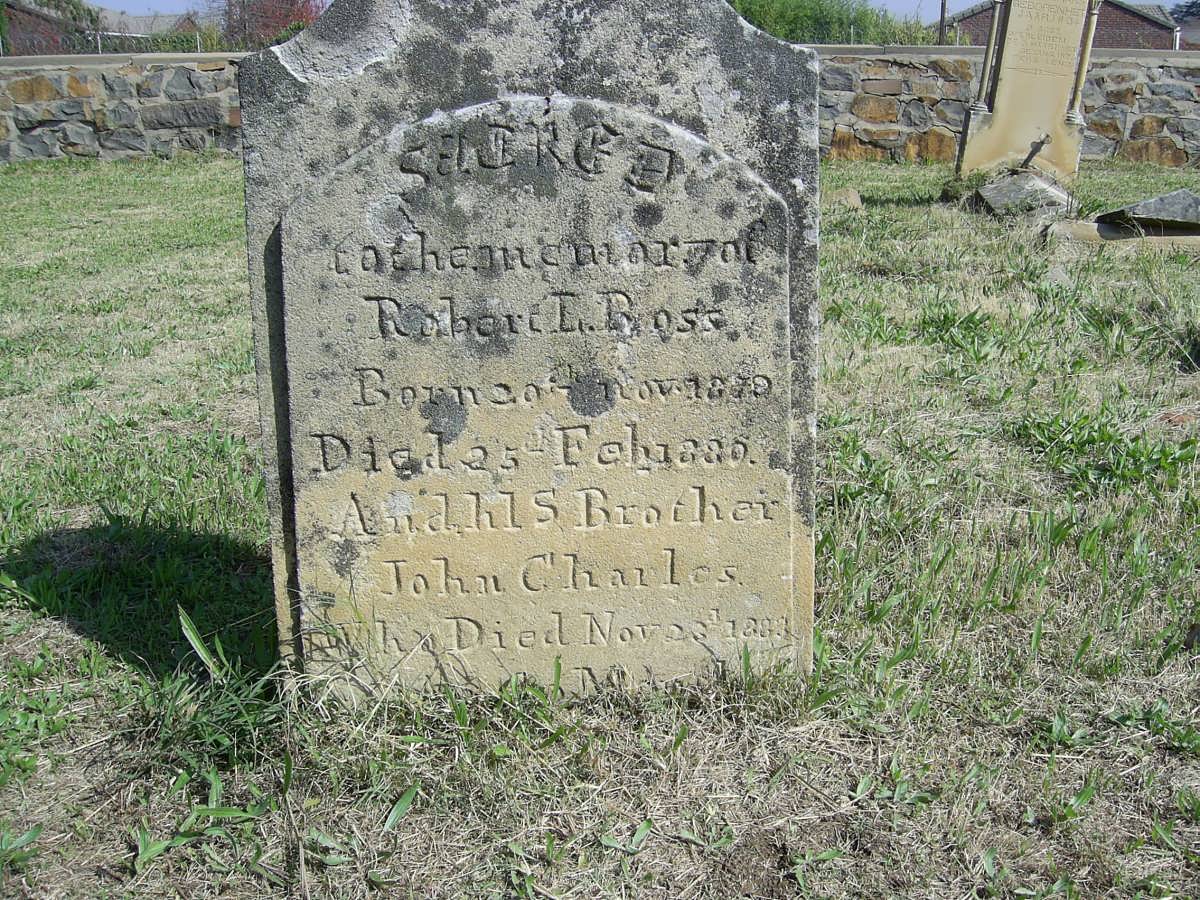 ROSS Robert 1878-1880 :: ROSS John Charles -1888
