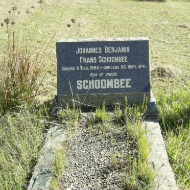 SCHOOMBEE Johannes Benjamin Frans 1895-1941