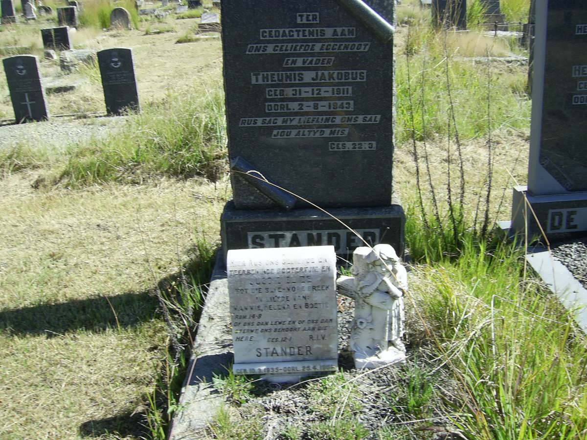 STANDER Theunis Jakobus 1911-1943 :: STANDER