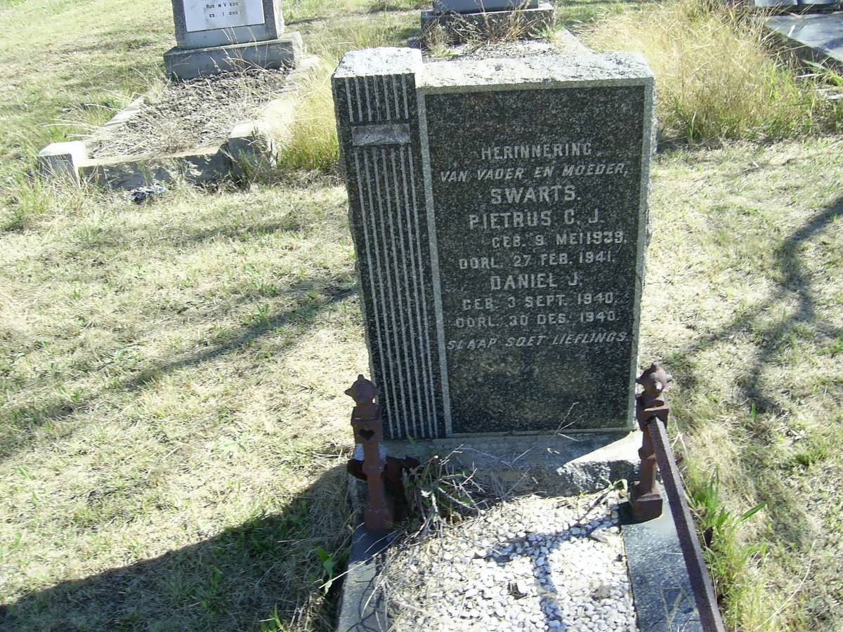 SWARTS Petrus C.J. 1939-1941 :: SWARTS Daniel J. 1940-1940