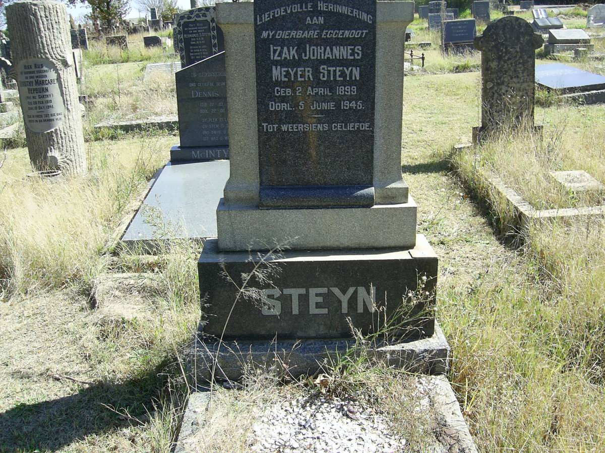 STEYN Izak Johannes Meyer 1899-1945