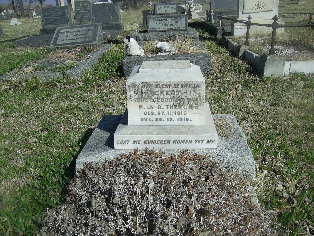 THERON Ockert 1915-1916