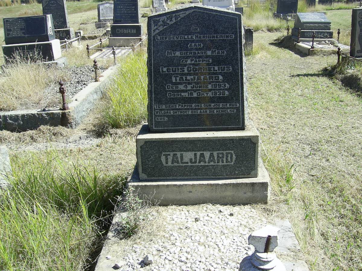 TALJAARD Louis Cornelius 1893-1938