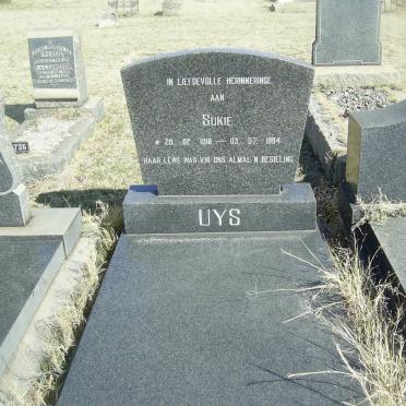 UYS Sukie 1916-1994